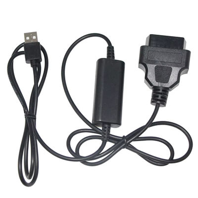 Cavo di potenziamento di tensione USB-OBD da 5V a 12V Step Up Converter per sistemi di ricarica dei veicoli con protezione da cortocircuito (Input 5V Output 12V)
