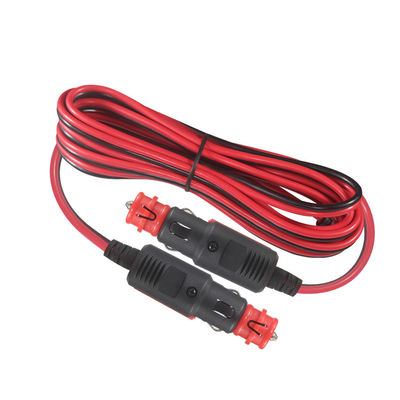 Corde di estensione per accendini di sigarette a doppio maschio 12V/24V per auto, camper, uso esterno - 3FT/5FT impermeabile universale