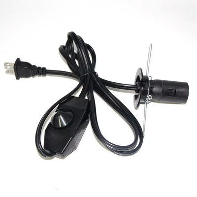 NEMA 1-15P a E14 cavo adattatore di presa con dimmer, convertitore della spina elettrica per portalampada SPT-2 18AWG