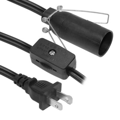 Convertitore di porta lampadina NEMA1-15P E14 impermeabile con cavo di commutazione per cablaggio di lampade interne 250V 15A