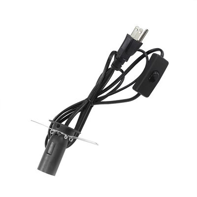 NEMA5-15P E14 Adattatore di lampadina regolabile cavo convertitore di presa dimmabile con interruttore 303