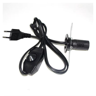 Cable per porta lampadina UE Premium Plug E14 con interruttore di attenuazione regolabile per apparecchi di illuminazione del soffitto AC 250V 5A