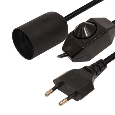 Cable di supporto per lampadina EU plug E27 regolabile e dimmabile con lampada di soffitto per illuminazione interna 220-240V resistente al calore