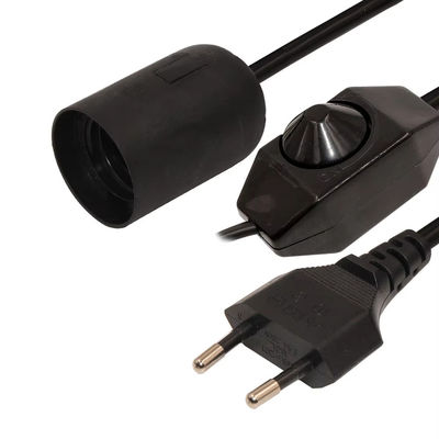 Cable di supporto per lampadina EU plug E27 regolabile e dimmabile con lampada di soffitto per illuminazione interna 220-240V resistente al calore
