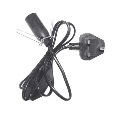 Adattatore portalampada E14 con spina UK e interruttore dimmerabile regolabile