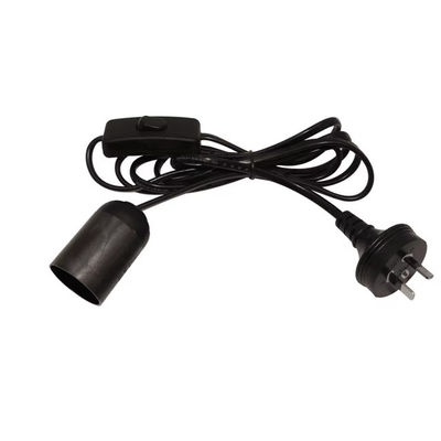 AU Plug to E27 Lamp Socket Converter, 303 Switch Bulb Adapter 250V 10A per ventilatore di soffitto / impianto di illuminazione