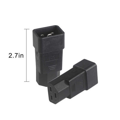 Input di alimentazione Infisso di adattatore di alimentazione certificato CE per apparecchiature industriali/dispositivi medici con connettore da C13 a C20 IEC 100-240V AC