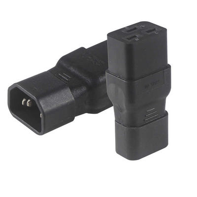 Adattatore di presa di corrente a tre punte C19 a C20 di grado industriale per data center/server rack, 15A 250V, certificato CE, design impermeabile