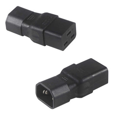 Adattatore di presa di corrente a tre punte C19 a C20 di grado industriale per data center/server rack, 15A 250V, certificato CE, design impermeabile