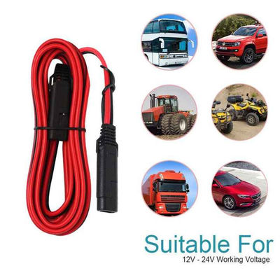 SAE a SAE pannello di connettore impermeabile montato 16AWG Cavo per generatore solare presa laterale porta caricabatterie
