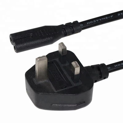 Cable da cavo di alimentazione UK a C7 1.5M 250V 2.5A 18AWG PVC flessibile per Nintendo Switch/altoparlanti/adattatore di alimentazione per laptop