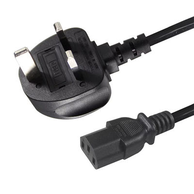 UK to C13 Power Cord 1.2M 250V 13A 16AWG Heavy Duty Cable per server/attrezzature mediche/PDU di data center (CE/BS1363/RoHS)