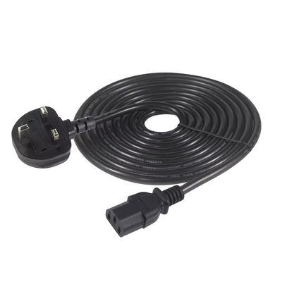 UK to C13 Power Cord 1.2M 250V 13A 16AWG Heavy Duty Cable per server/attrezzature mediche/PDU di data center (CE/BS1363/RoHS)