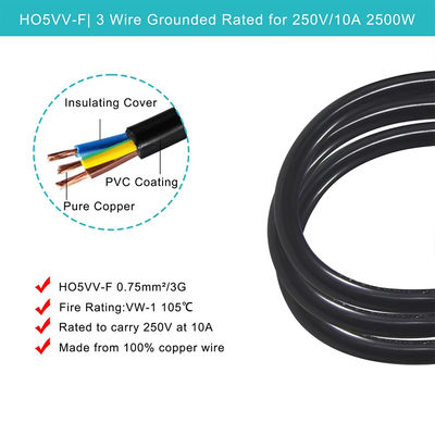 UK to C13 Power Cord 1.2M 250V 13A 16AWG Heavy Duty Cable per server/attrezzature mediche/PDU di data center (CE/BS1363/RoHS)