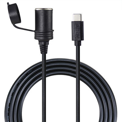 12V 24V Dual Input USB-C Car Charger Adapter Converter per la ricarica del veicolo con QC3.0 Fast Charge & Safety Protection