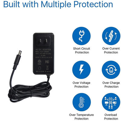 Input universale AC 220V a DC 1A 2A Adaptore di alimentazione 12V 15V 18V 24V alimentazione regolabile per dispositivi elettronici