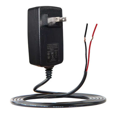 US Plug AC Power Cord to Bare Wire 2 Prong NEMA 1-15P to Stripped End Cable for LED Driver/Power Supply/DIY
