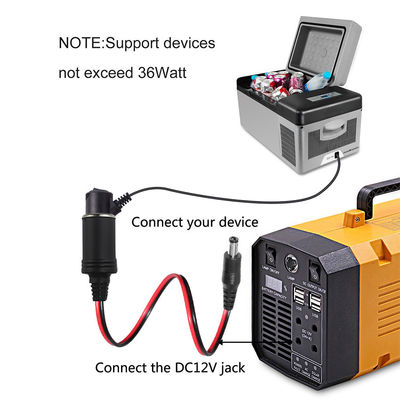 Cable di alimentazione per accendini di sigarette da presa a spina a corrente continua per alimentazione 12V 24V Dispositivi DIY e attrezzature per veicoli