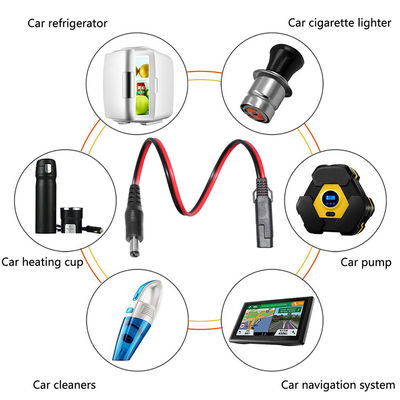 Cable di adattatore di corrente SAE a corrente continua per pannelli solari 12V batteria moto e elettronica fai da te