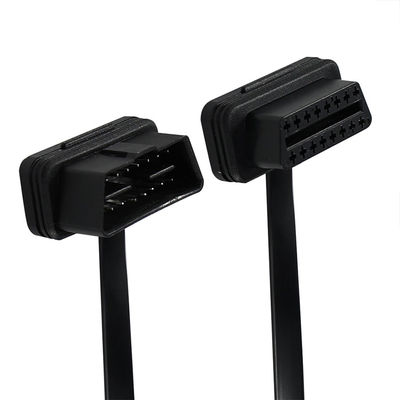 Cavo di estensione a nastro piatto OBD-II con connettore maschio-femmina a 16 pin per scanner diagnostici del veicolo GPS tracker