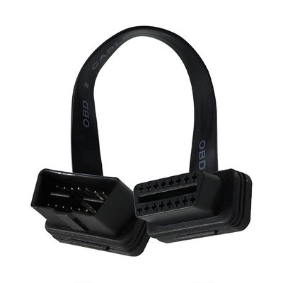 Cavo di estensione a nastro piatto OBD-II con connettore maschio-femmina a 16 pin per scanner diagnostici del veicolo GPS tracker