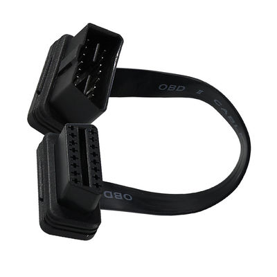 Cavo di estensione a nastro piatto OBD-II con connettore maschio-femmina a 16 pin per scanner diagnostici del veicolo GPS tracker