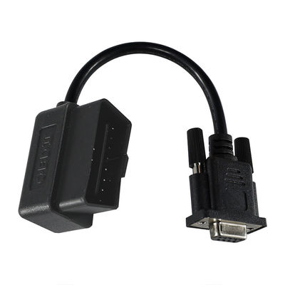Cavo adattatore diagnostico OBD-II a DB9 con connettore maschio a 16 pin a connettore seriale a 9 pin per interfaccia strumento di scansione veicoli