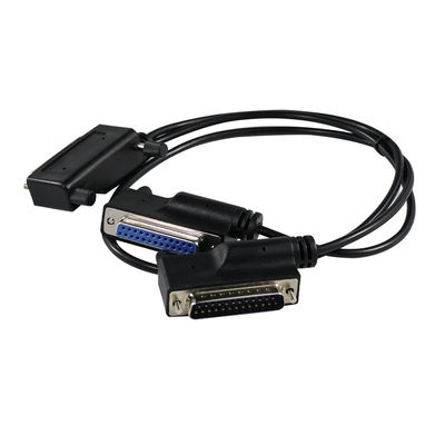 Cavo di prolunga parallela da DB25 maschio a femmina con connettore a 25 pin schermato per stampante, PC, CNC, dispositivo porta seriale