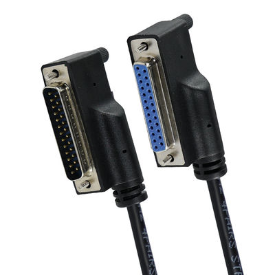Cavo di prolunga parallela da DB25 maschio a femmina con connettore a 25 pin schermato per stampante, PC, CNC, dispositivo porta seriale