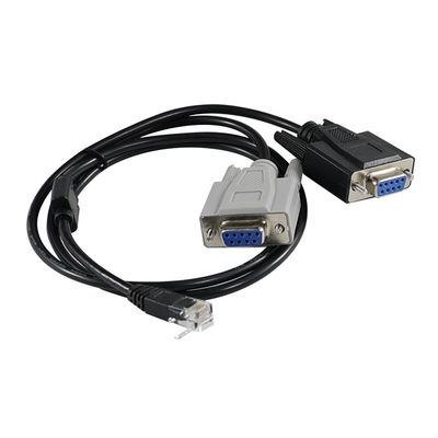 RJ45 a doppio cavo convertitore seriale maschio DB9 per dispositivo di comunicazione splitter server console