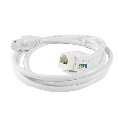 Cat6 RJ45 Keystone Inline Coupler senza utensili da femmina a femmina per pannelli di patch Ethernet o piastre murali 8P8C Adapter di rete LAN