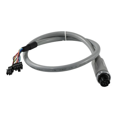 Cable di connettore circolare femminile a 14 pin M12 impermeabile con fine filo aperto per trasmissione del segnale del sensore o automazione industriale
