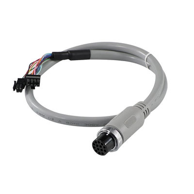 Cable di connettore circolare femminile a 14 pin M12 impermeabile con fine filo aperto per trasmissione del segnale del sensore o automazione industriale