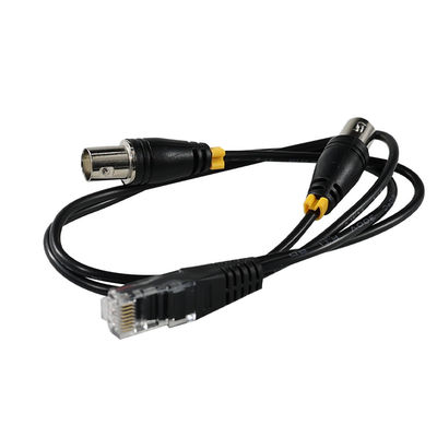 Cavo adattatore da RJ45/RJ48 maschio a doppia BNC femmina per trasmissione del segnale di interfaccia T1/E1   Splitter convertitore coassiale