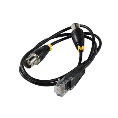 Cavo adattatore da RJ45/RJ48 maschio a doppia BNC femmina per trasmissione del segnale di interfaccia T1/E1   Splitter convertitore coassiale