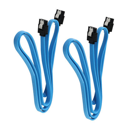 Cavo dati SATA 3.0 ad angolo retto/diritto con chiusura di blocco per connessione HDD/SSD/ODD 6 Gbps, 3 ft/5 ft/6 ft