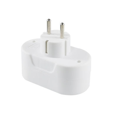 Doppia presa UE Adaptatore di corrente a presa Convertisore di presa per viaggi domestici presa di corrente alternata standard europea, 250V 10Aa