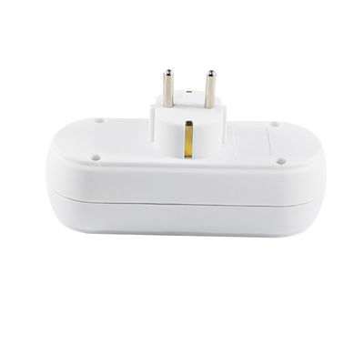 Adattatore per presa di corrente europea a 3 vie 250V 10A con 3 prese CA
