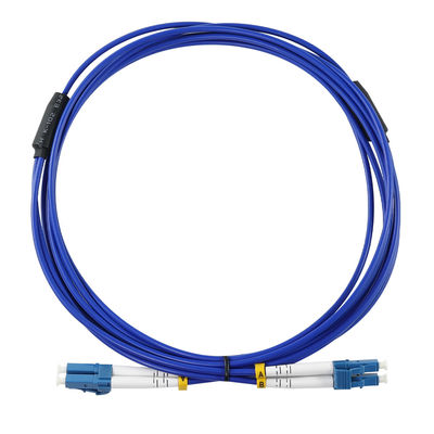 Cable di patch in fibra ottica da LC a LC - Jumper duplex singolo o multimodo per telecomunicazioni, data center, applicazioni FTTx