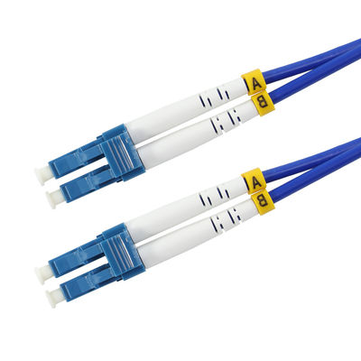 Cable di patch in fibra ottica da LC a LC - Jumper duplex singolo o multimodo per telecomunicazioni, data center, applicazioni FTTx