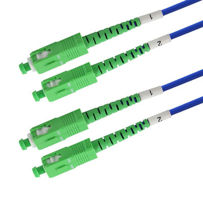 Cavo patch in fibra ottica simplex monomodale SC APC - Cavo jumper a bassa perdita per FTTH, armadi di telecomunicazioni, applicazioni ODF