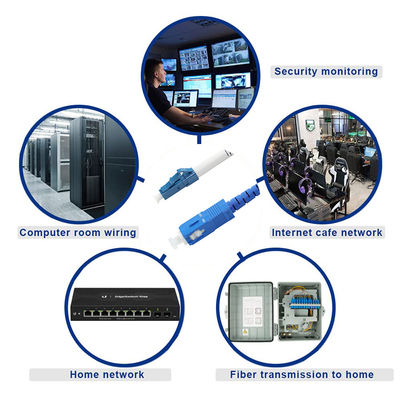 Cable di patch in fibra ottica da SC a LC Multimodo monomodo per data center