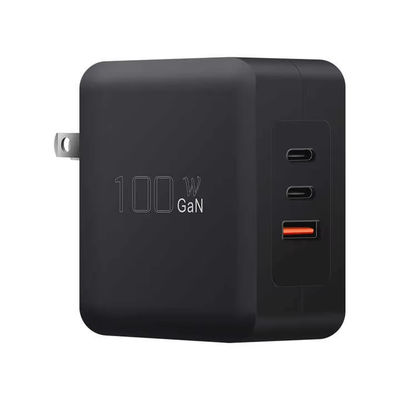 Carica veloce 100W PD Adaptore di alimentazione universale con 3 porte USB Magnetico GAN caricabatterie wireless per telefoni European US Sockets