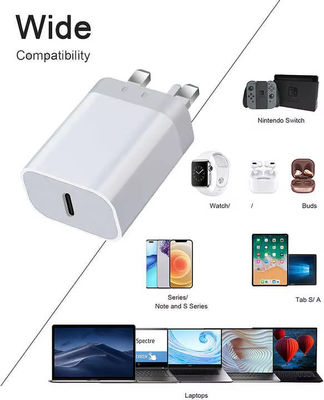 Caricabatterie veloci Adaptore USB-C wireless tipo C PD 20W con ricarica rapida magnetica per telefoni GAN 30W Adaptore di alimentazione UK