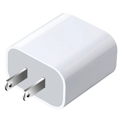 US 2-Pin 30W Dual Port Wall Charger USB-C & USB-A Output Fast Charging Power Adapter per telefono, tablet, fotocamera