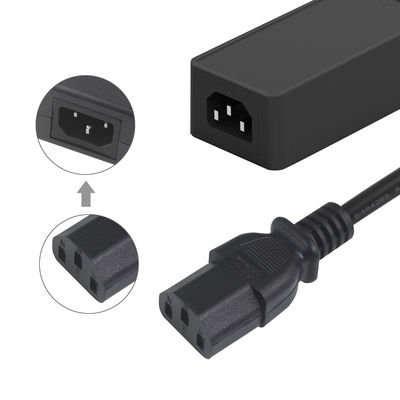 QIUCABLE Cavo di alimentazione per monitor di ricambio 12ft - Cavo di alimentazione per PC, da NEMA 5-15P a connettore IEC C13 SJT 18AWG (B09N3K9VJT)