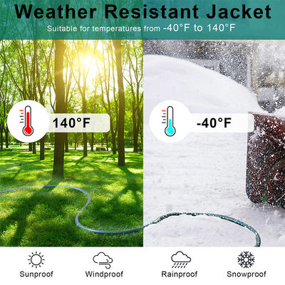 Prolunga per esterni da 6 piedi con spina piatta a 90 gradi NEMA 5-15P a 5-15R