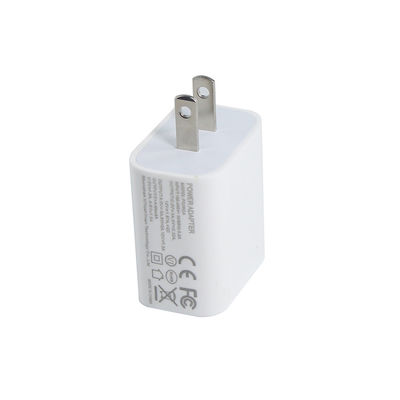Caricabatterie da muro USB a 2 porte da 20 W con 2 pin US – Adattatore di alimentazione a ricarica rapida di tipo C e USB-A per telefono, tablet, fotocamera