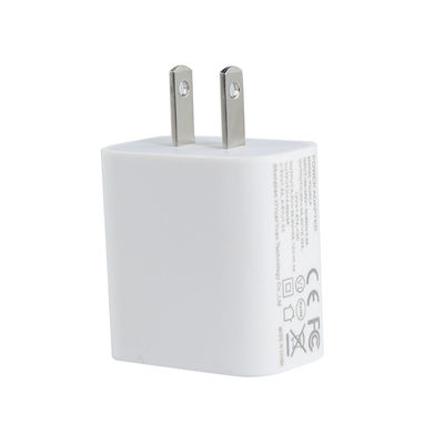 Caricabatterie da muro USB a 2 porte da 20 W con 2 pin US – Adattatore di alimentazione a ricarica rapida di tipo C e USB-A per telefono, tablet, fotocamera