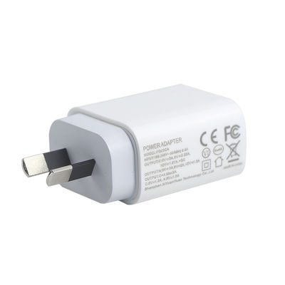 Caricabatterie da parete a 2 pin AU da 20 W a doppia porta – Adattatore di alimentazione a ricarica rapida USB-C e USB-A per telefono, tablet, fotocamera, uso in viaggio